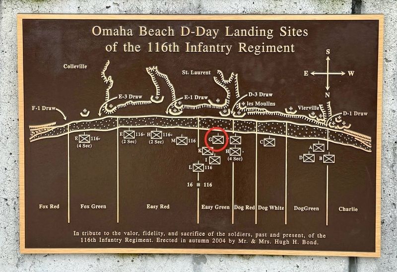 Company G, 116th Infantry Regiment image. Click for full size.
