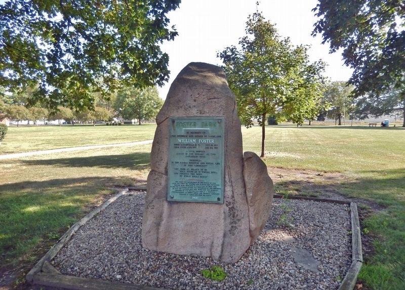 Foster Park Marker image. Click for full size.