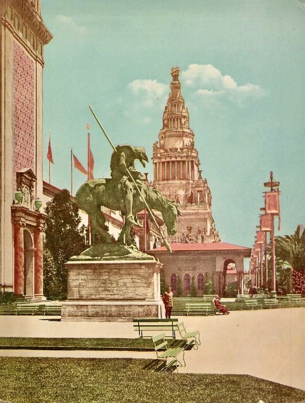 End of the Trail Staue and the Tower of Jewels
. Click for full size. End of the Trail Staue and the Tower of Jewels
image. Click for full size.