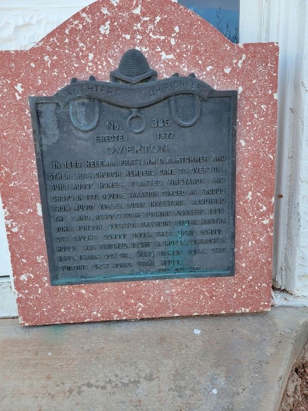 Overton Marker. Click for full size. Overton Marker image. Click for full size.