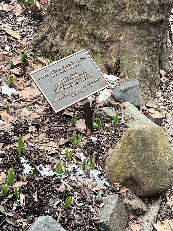 M'Finda Kalunga Community Garden Marker. Click for full size. M'Finda Kalunga Community Garden Marker image. Click for full size.