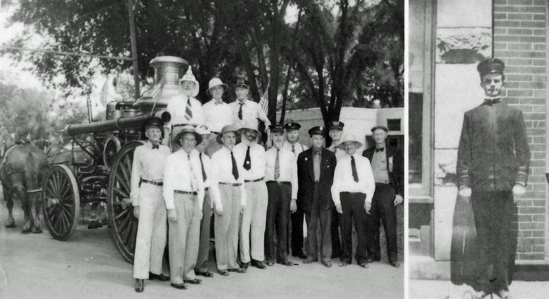 Marker detail: Decorah�s Centennial Celebration, 1949 image. Click for full size.