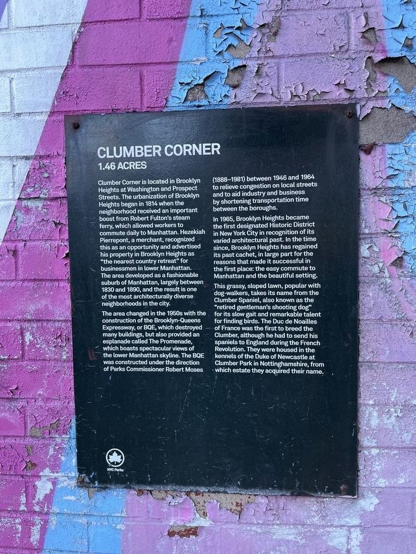 Clumber Corner Marker image. Click for full size.