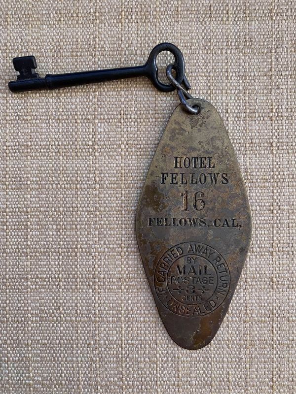 Hotel Fellows Room Key image. Click for full size.