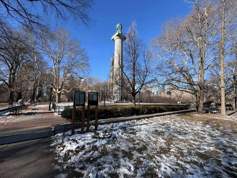 Prison Ship Martyrs Monument Marker image. Click for full size.
