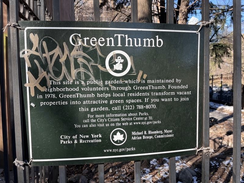 GreenThumb Marker. Click for full size. GreenThumb Marker image. Click for full size.