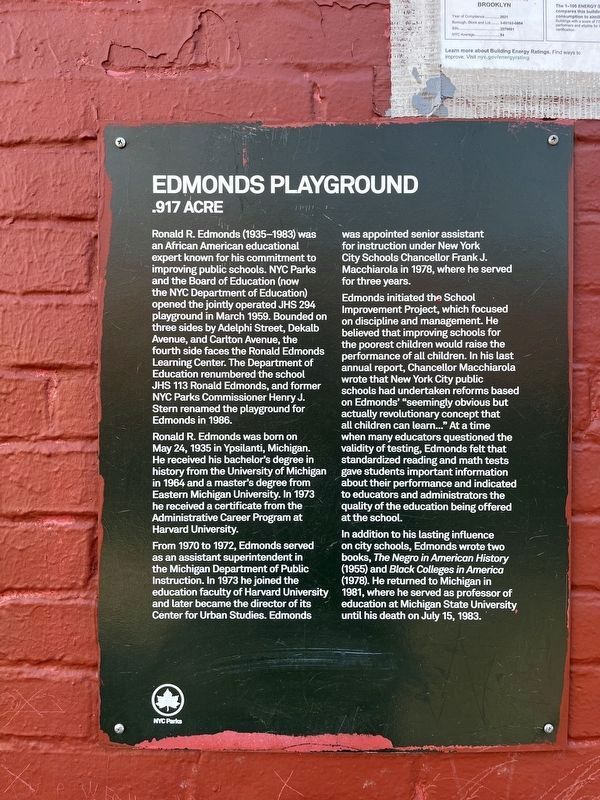 Edmonds Playground Marker image. Click for full size.