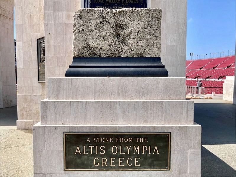 Stone from the Altus Olympia in Greece image. Click for full size.
