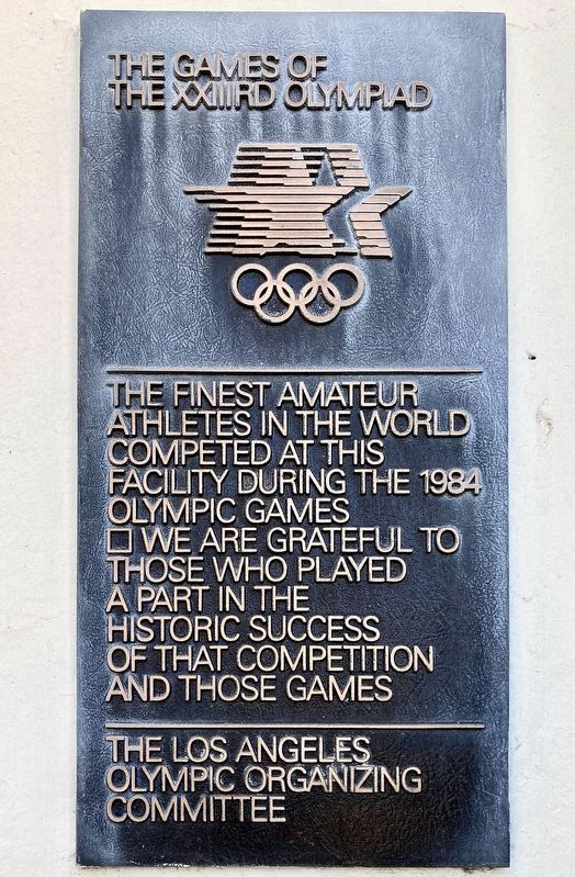 1984 Olympic Games. Click for full size. 1984 Olympic Games image. Click for full size.