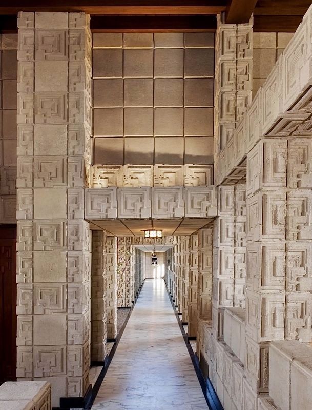 Ennis House Interior image. Click for full size.
