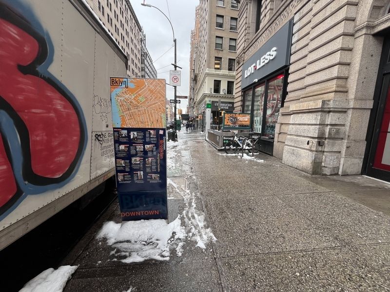 Brooklyn Heights / Downtown Brooklyn Marker. Click for full size. Brooklyn Heights / Downtown Brooklyn Marker image. Click for full size.