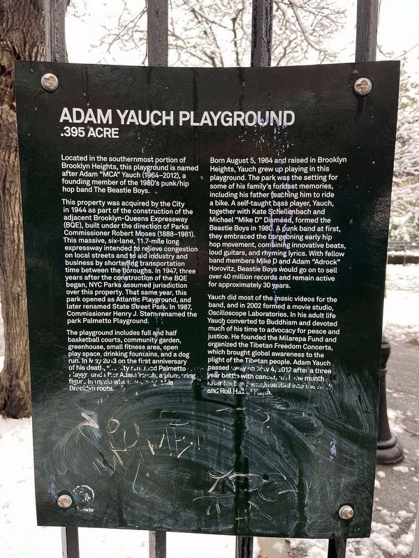 Adam Yauch Playground Marker image. Click for full size.