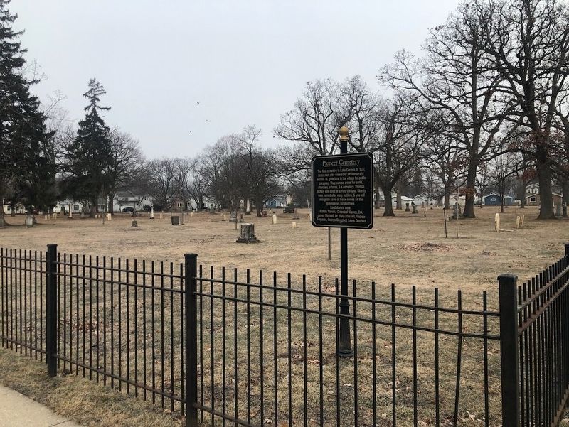 Pioneer Cemetery. Click for full size. Pioneer Cemetery image. Click for full size.