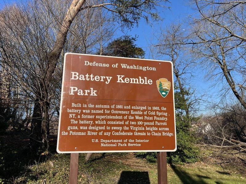 Battery Kemble Park Marker image. Click for full size.