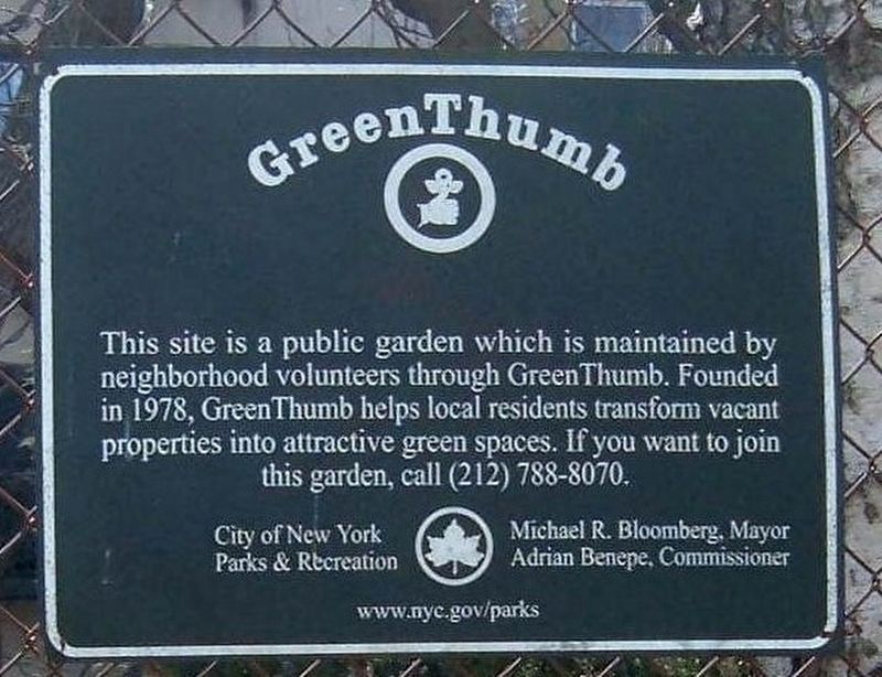 GreenThumb Marker image. Click for full size.