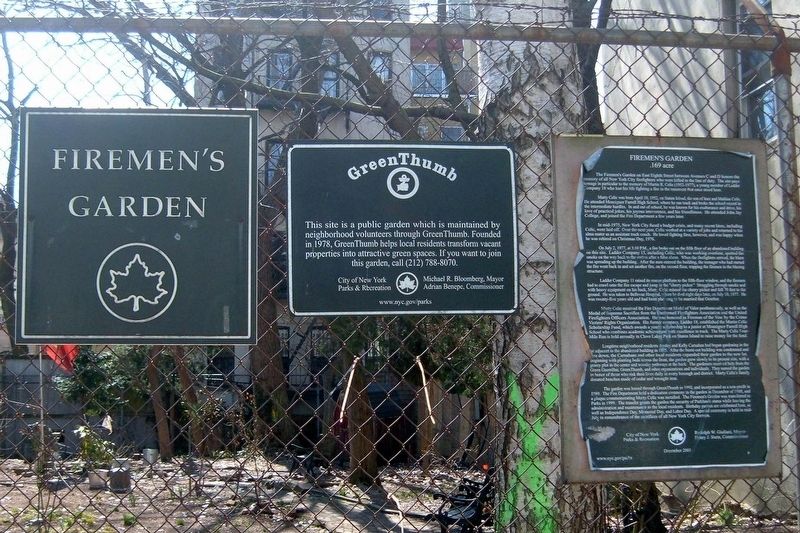 Fireman�s Garden Markers image. Click for full size.