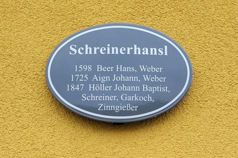 Schreinerhansl Marker image. Click for full size.