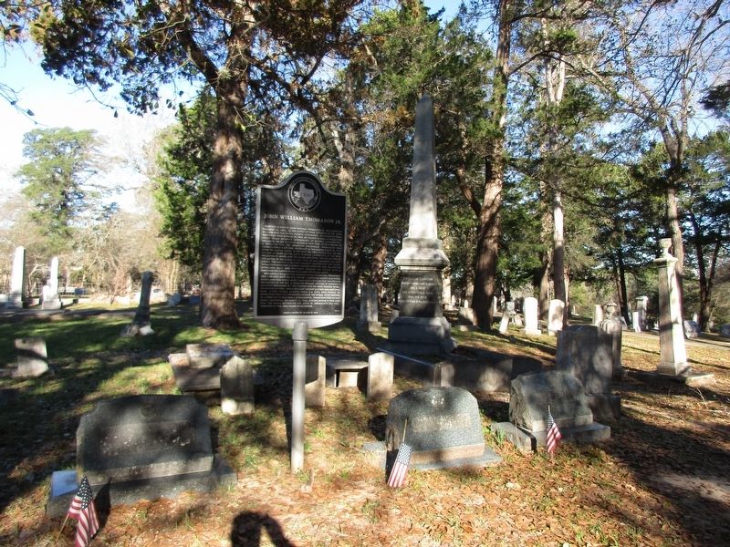 John William Thomason Jr. Marker image. Click for full size.