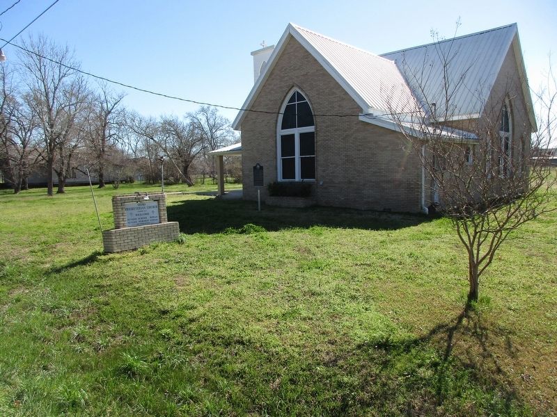 Shiro Presbyterian Church and Marker image. Click for full size.