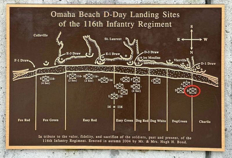 Company B, 116th Infantry Regiment. Click for full size. Company B, 116th Infantry Regiment image. Click for full size.