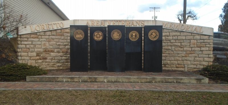 Loretto Area Veterans Memorial. Click for full size. Loretto Area Veterans Memorial image. Click for full size.