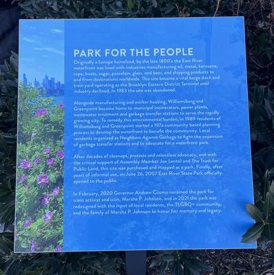 Park for the People Marker. Click for full size. Park for the People Marker image. Click for full size.