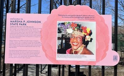 Welcome to Marsha P. Johnson State Park Marker image. Click for full size.