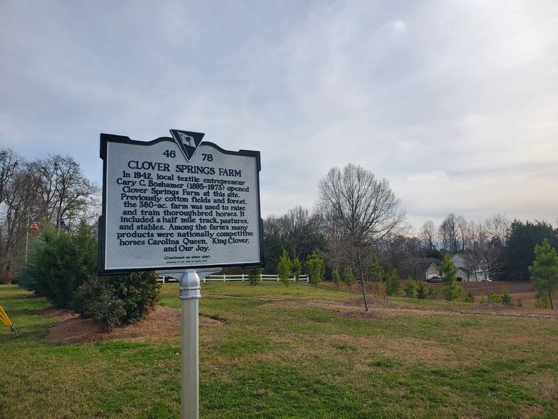 Clover Springs Farm Marker area shot image. Click for full size.