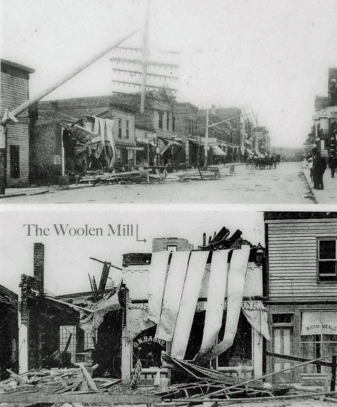 Marker detail: 1908 Tornado Damage. Click for full size. Marker detail: 1908 Tornado Damage image. Click for full size.