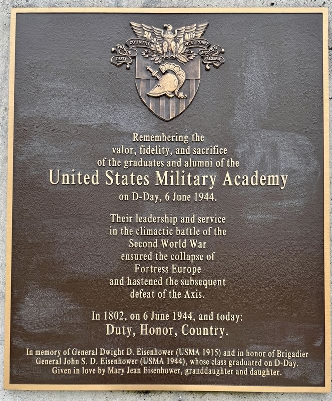 United States Military Academy Marker. Click for full size. United States Military Academy Marker image. Click for full size.