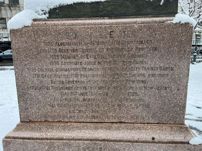 Abraham Depeyster Marker image. Click for full size.