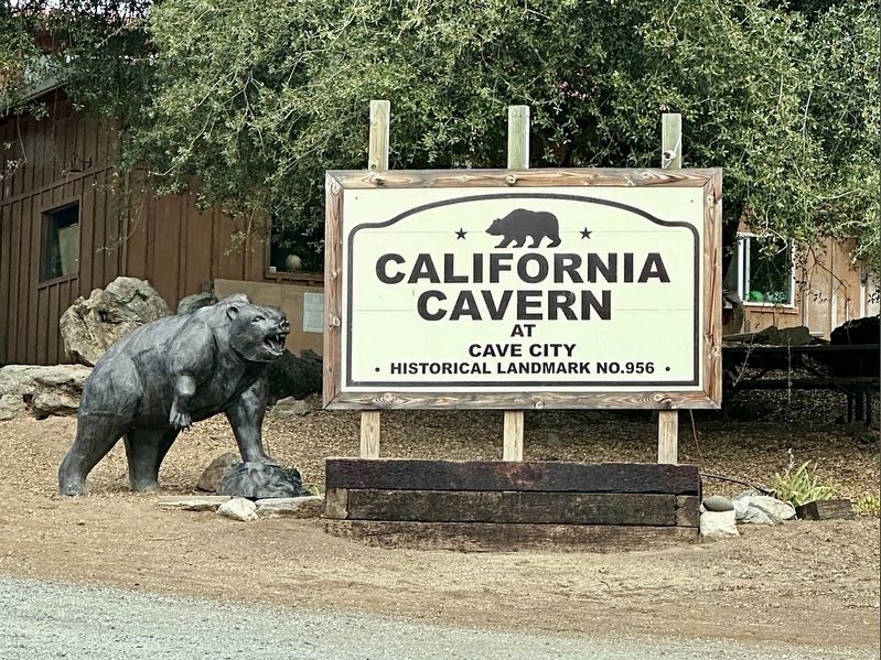 California Caverns at Cave City Marker. Click for full size. California Caverns at Cave City Marker image. Click for full size.