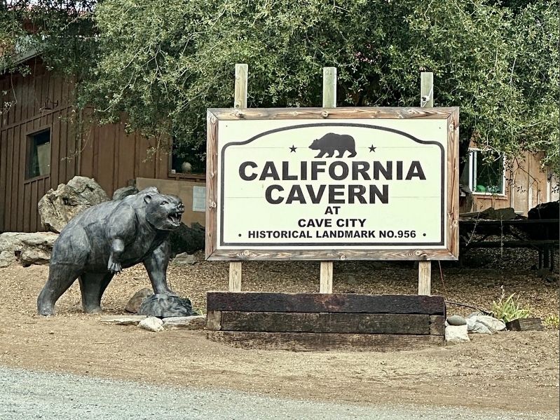 California Caverns at Cave City Marker image. Click for full size.