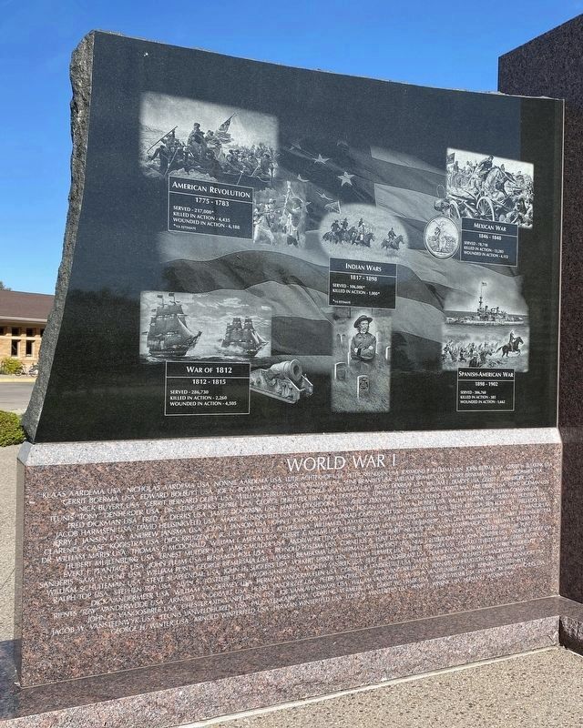 Memorial Wall 1, side 1 image. Click for full size.