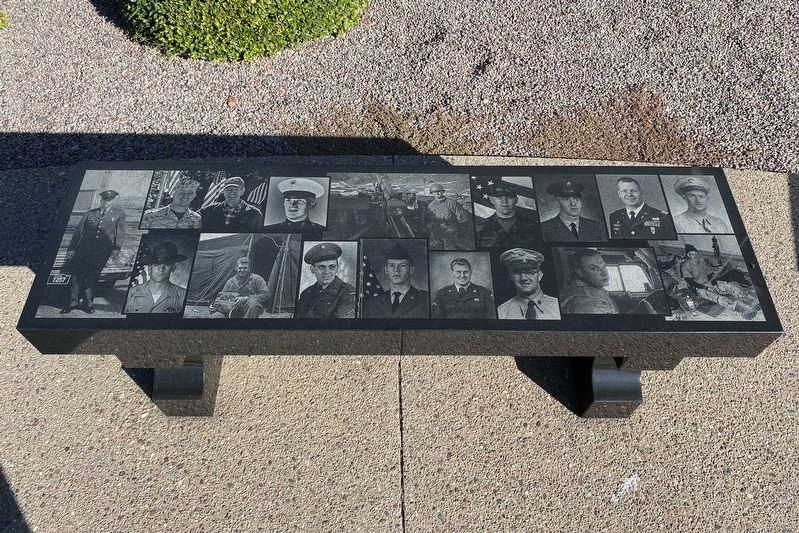 Sioux Center, Iowa Veterans Memorial Bench image. Click for full size.