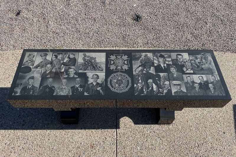 Sioux Center, Iowa Veterans Memorial Bench image. Click for full size.