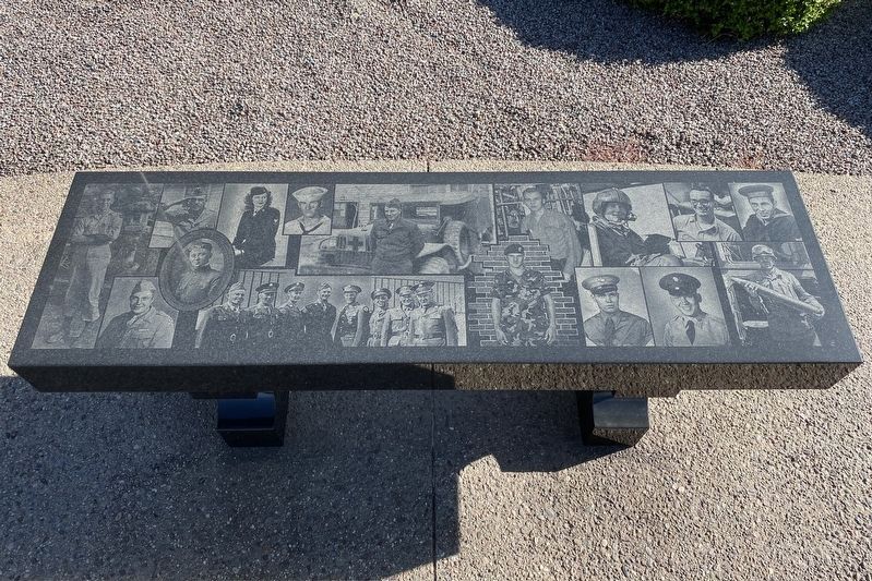 Sioux Center, Iowa Veterans Memorial Bench image. Click for full size.