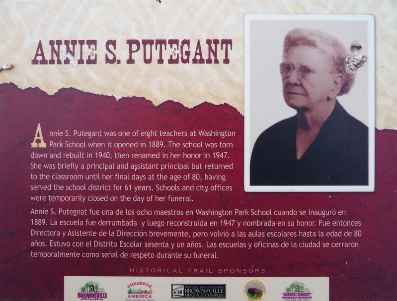 Annie S. Putegant Marker image. Click for full size.