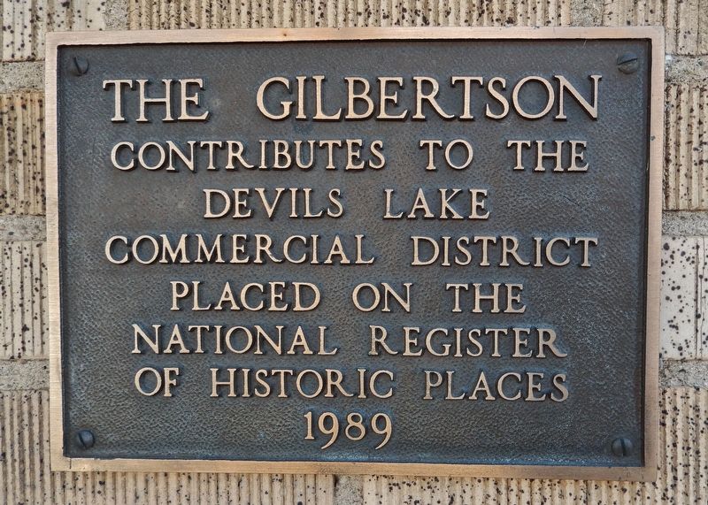 The Gilbertson Marker. Click for full size. The Gilbertson Marker image. Click for full size.