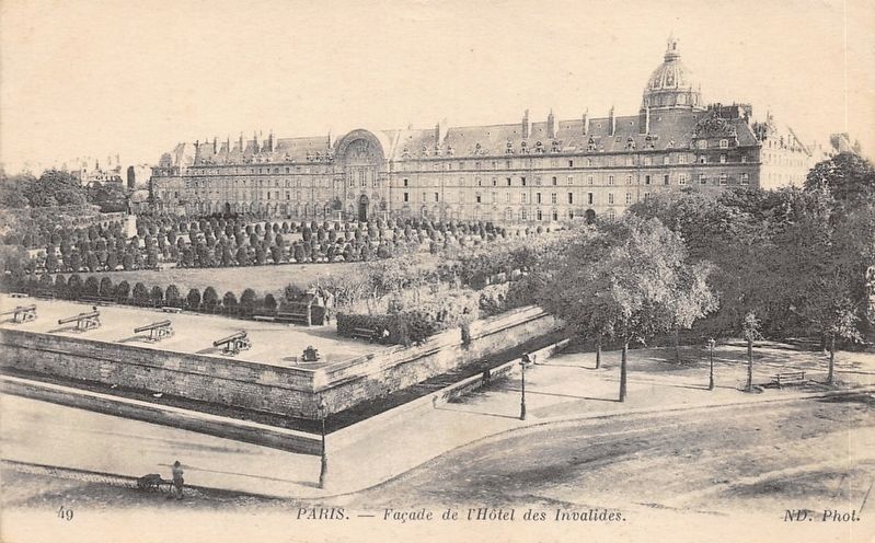 Fa�ade de H�tel des Invalides image. Click for full size.