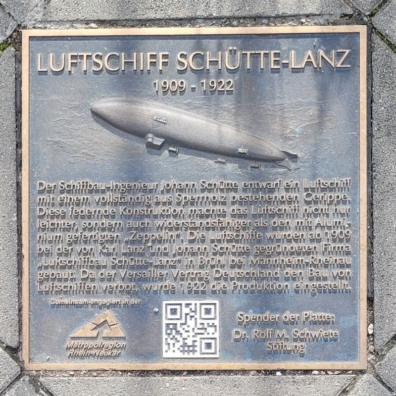 Luftschiff Schutte-Lanz Marker image. Click for full size.