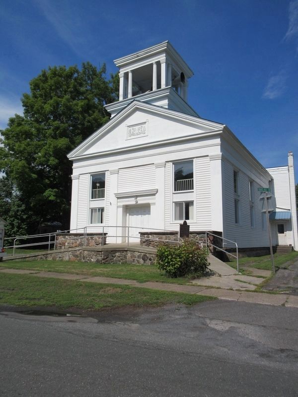 1787 Baptist Church with Marker. Click for full size. 1787 Baptist Church with Marker image. Click for full size.