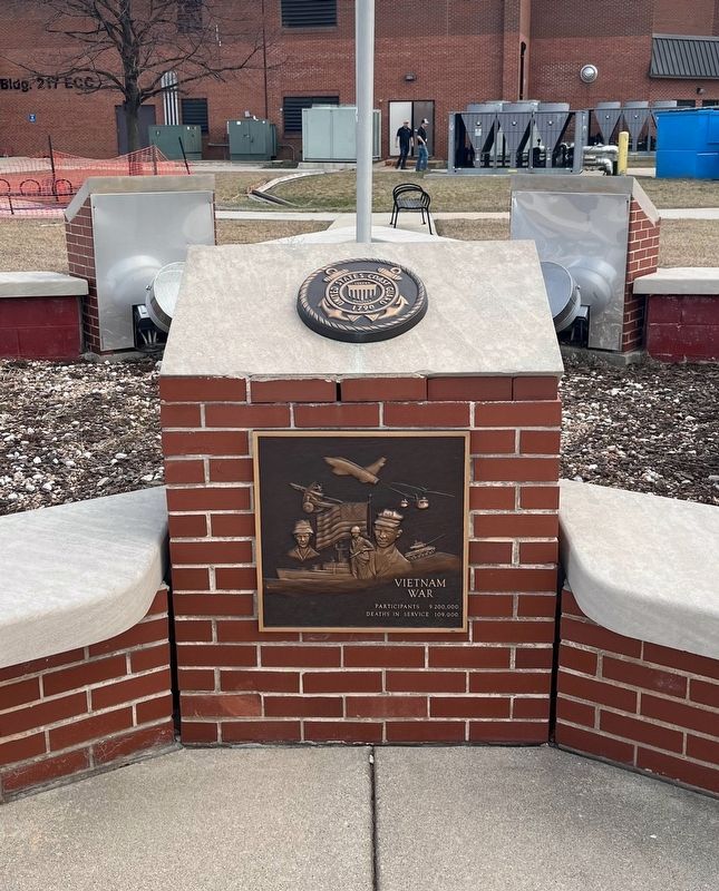 Vietnam War plaque. Click for full size. Vietnam War plaque image. Click for full size.