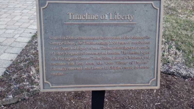 Timeline of Liberty Marker image. Click for full size.