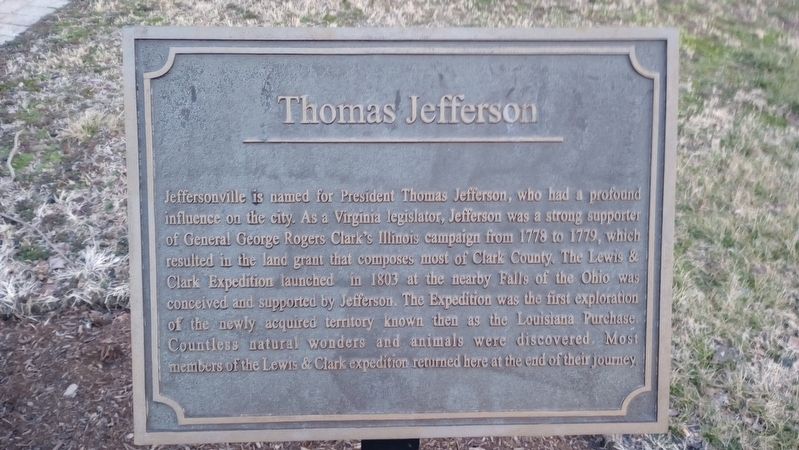 Thomas Jefferson Marker image. Click for full size.