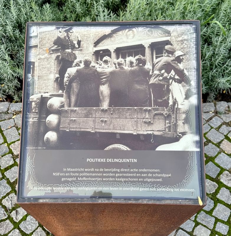 Herdenkingsplein (13): Politieke Delinquenten / Political Delinquency Marker image. Click for full size.