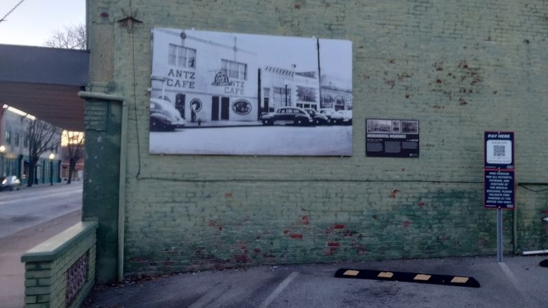 Antz Cafe - circa 1930 Marker. Click for full size. Antz Cafe - circa 1930 Marker image. Click for full size.
