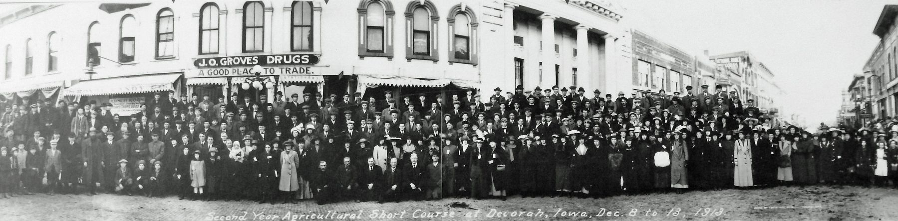Marker detail: The 1913 Short Course Participants. Click for full size. Marker detail: The 1913 Short Course Participants image. Click for full size.
