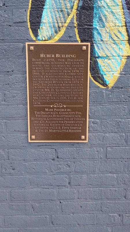 Huber Building Marker. Click for full size. Huber Building Marker image. Click for full size.