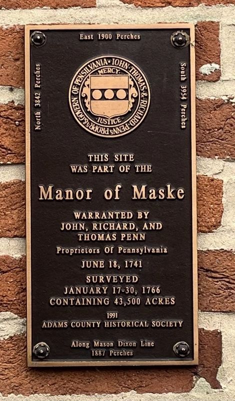 Manor of Maske Marker image. Click for full size.